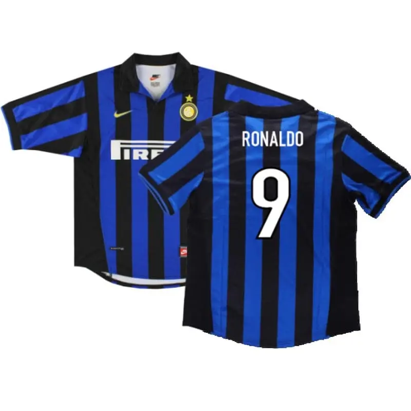 Camiseta RONALDO 9 Inter de Milán retro 1998/99 Home