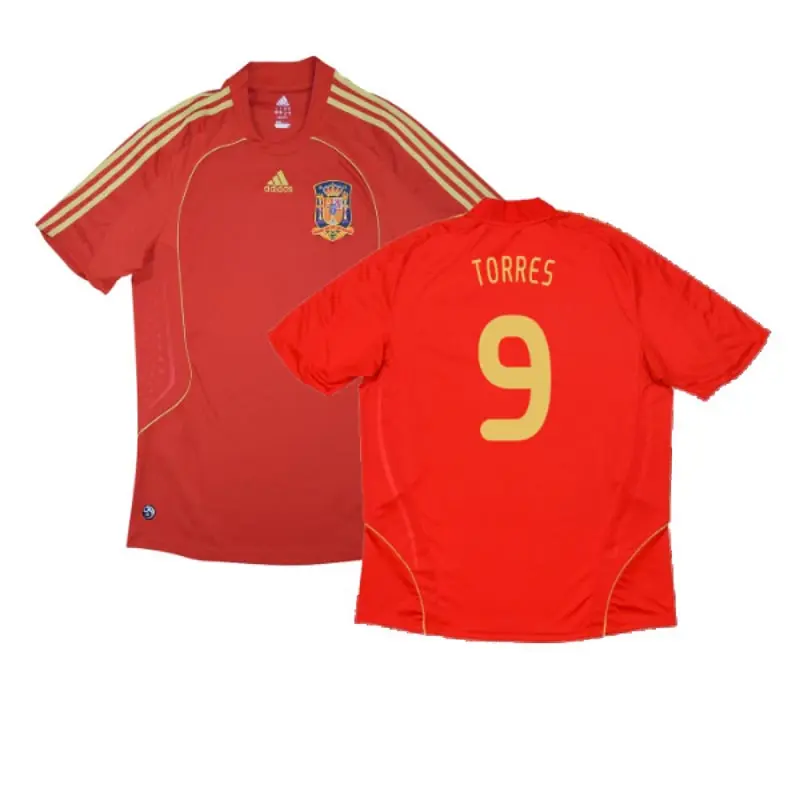 Camiseta TORRES 9 España retro 2008 Home