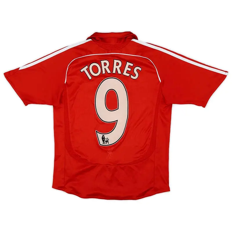 Camiseta TORRES 9 Liverpool retro 2006/08 Home