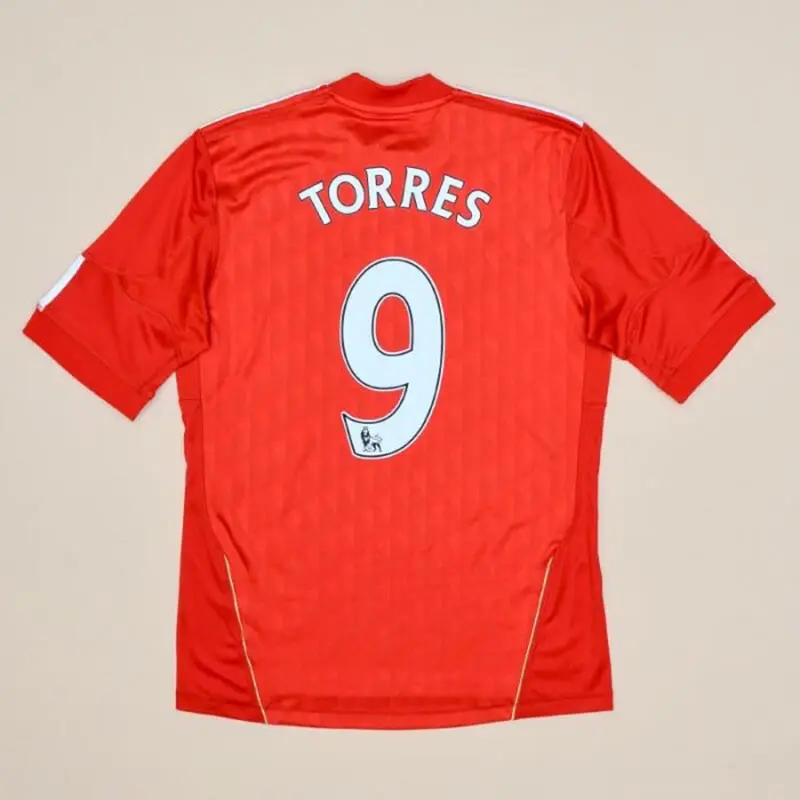 Camiseta TORRES 9 Liverpool retro 2010/11 Home