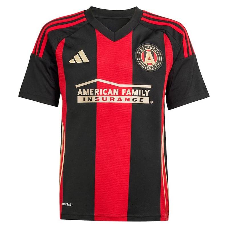 Camiseta Atlanta United 2025/2026 Home Negro/Rojo
