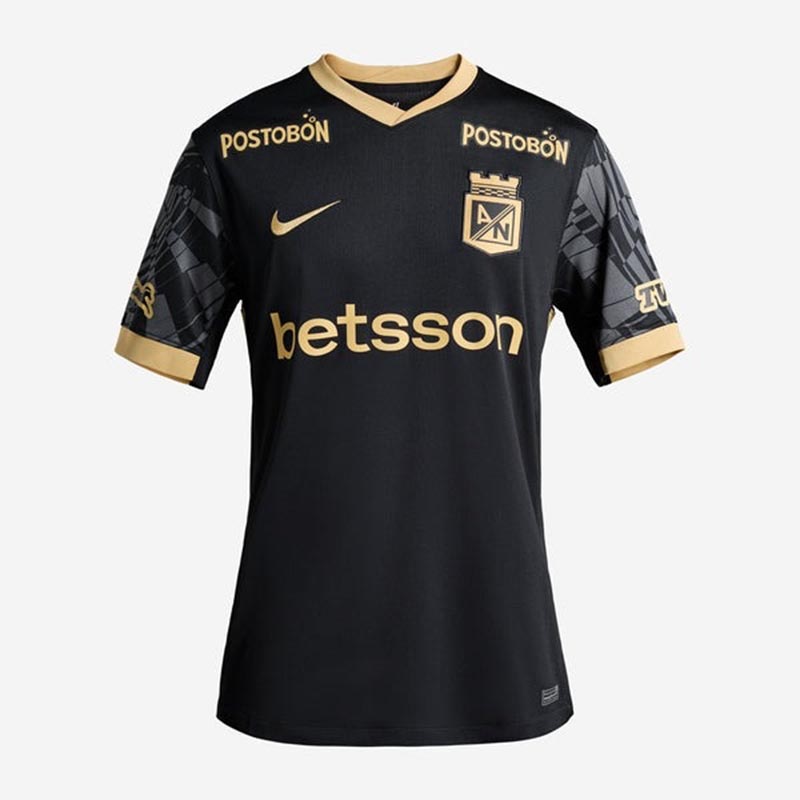 Camiseta Atlético Nacional 2025/2026 Away Negro