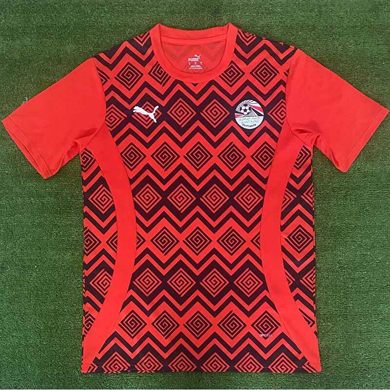 Camiseta Egipto Pre-Match 2025 Rojo