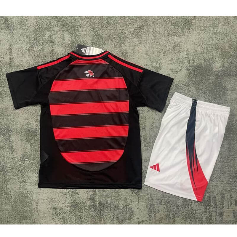 Camiseta Flamengo 2025/2026 Home Niño Kit Rojo/Negro