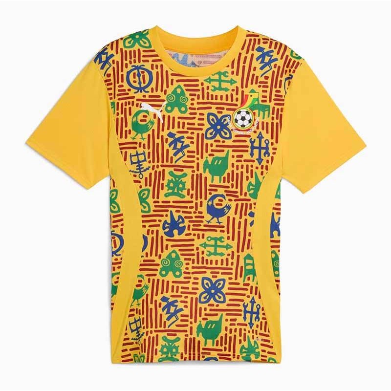 Camiseta Ghana Pre-Match 2025 Amarillo