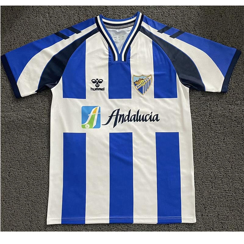 Camiseta Málaga CF Edición Conmemorativa 2025 Azul/Blanco
