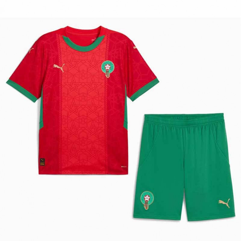 Camiseta Marruecos 2025 Home Niño Kit