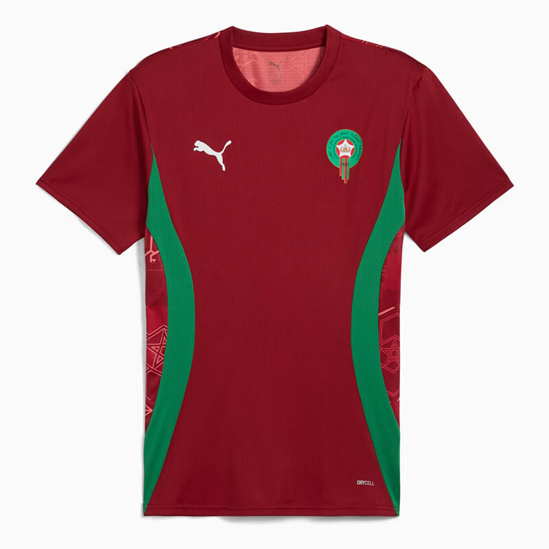 Camiseta Marruecos Pre-Match 2025 Rojo