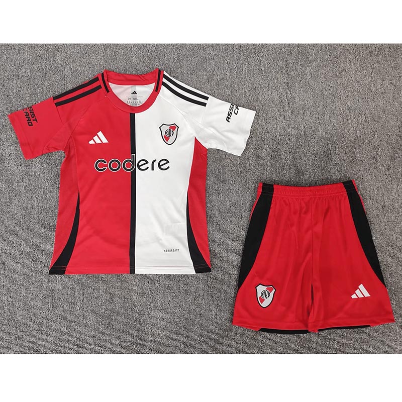 Camiseta River Plate 2025/2026 Third Niño Kit Rojo/Blanco