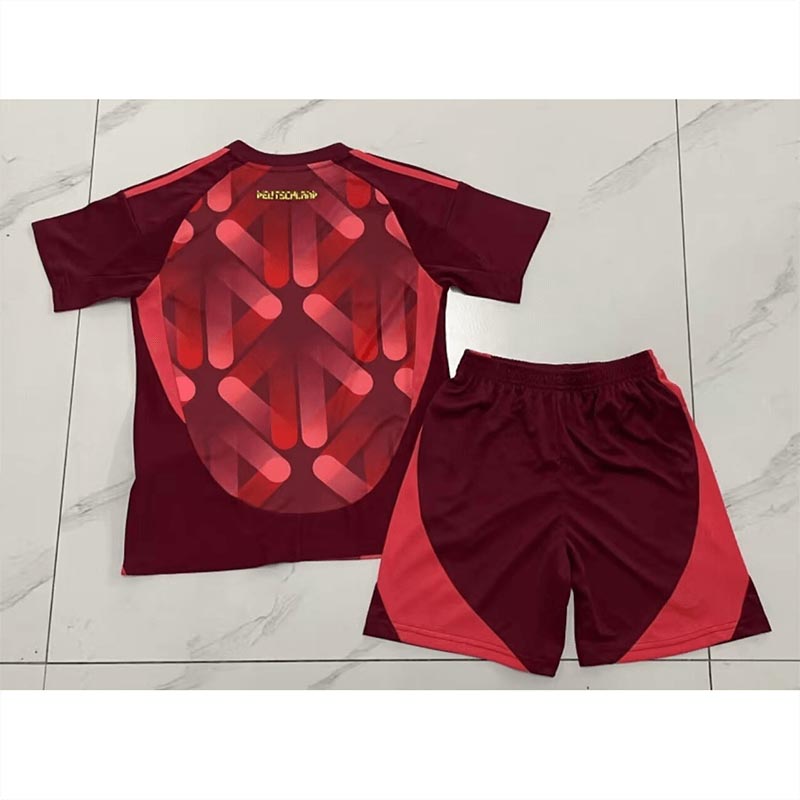 Camiseta Alemania la EURO Femenina 2025 Away Rojo Niño Kit