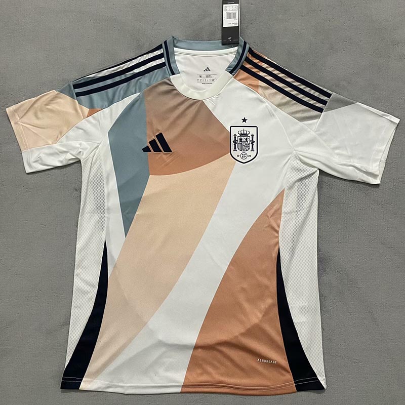 Camiseta España la EURO Femenina 2025 Away Blanco/Beige