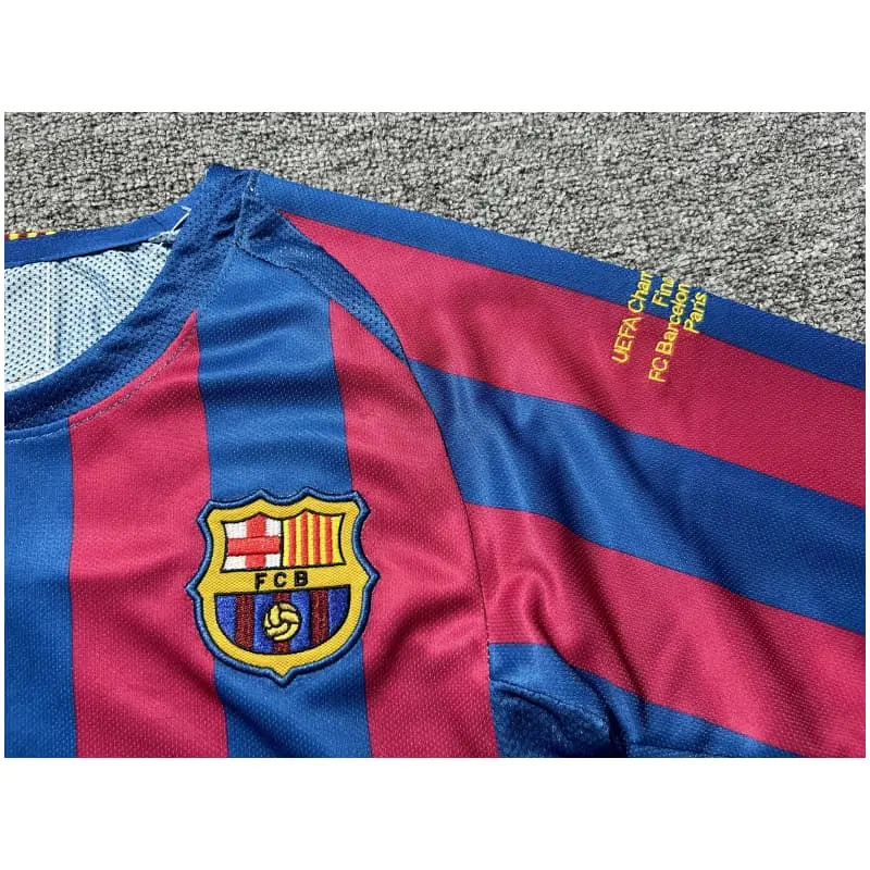 Camiseta Barcelona Retro 2005/06 Home Niño Kit ML