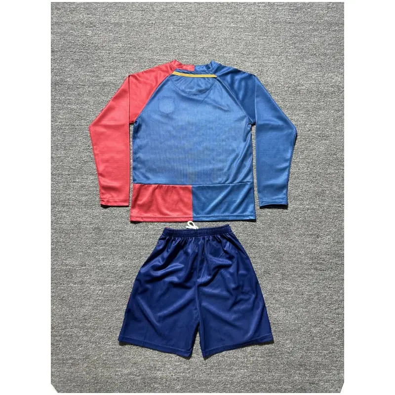 Camiseta Barcelona Retro 2008/09 Home Niño Kit ML
