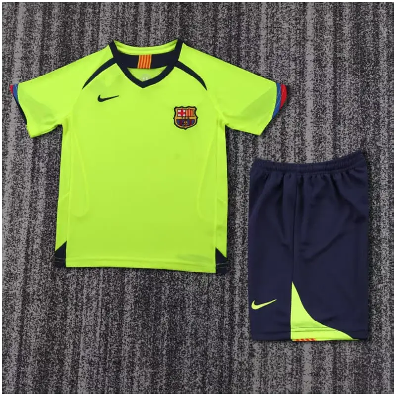 Camiseta Barcelona Retro 2005/06 Away Niño Kit