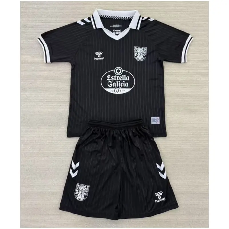 Camiseta Celta De Vigo 2025 Edición Especial Negro Niño Kit