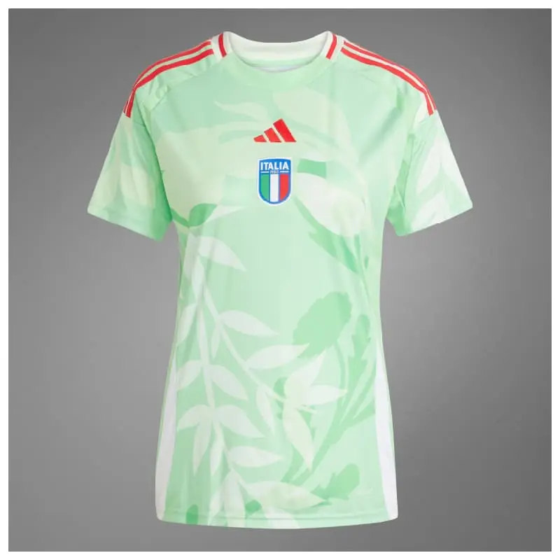 Camiseta Italia la EURO Femenina 2025 Verde Away Mujer 