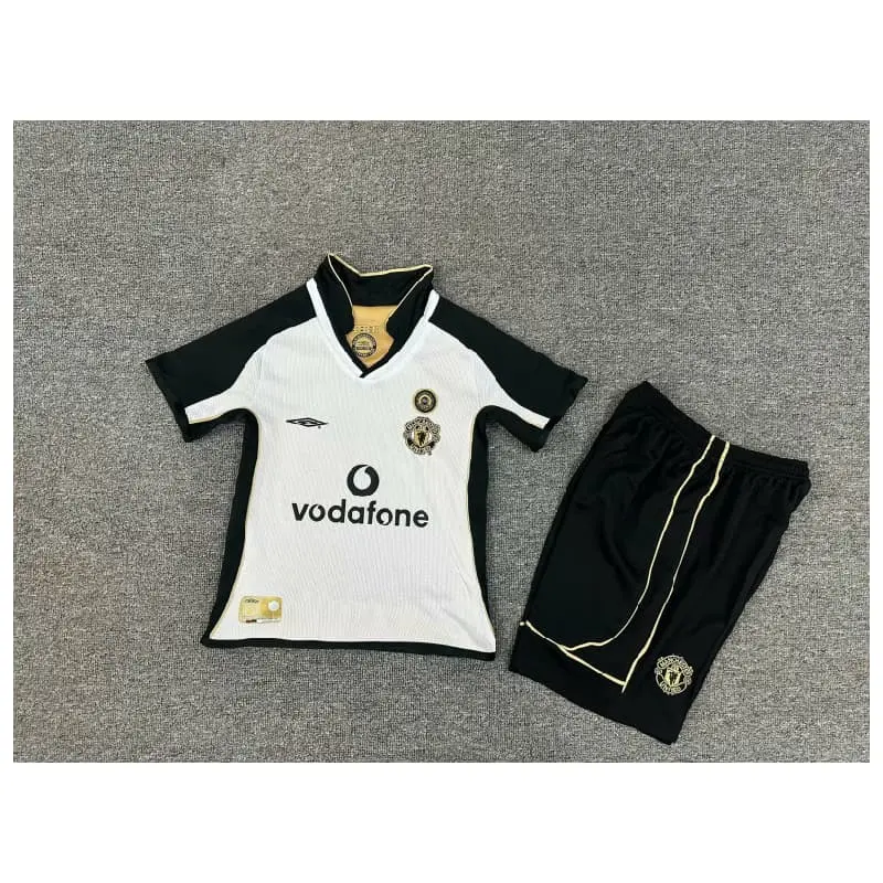 Camiseta Manchester United 100 Edición Aniversario Retro 2001/02 Niño Kit