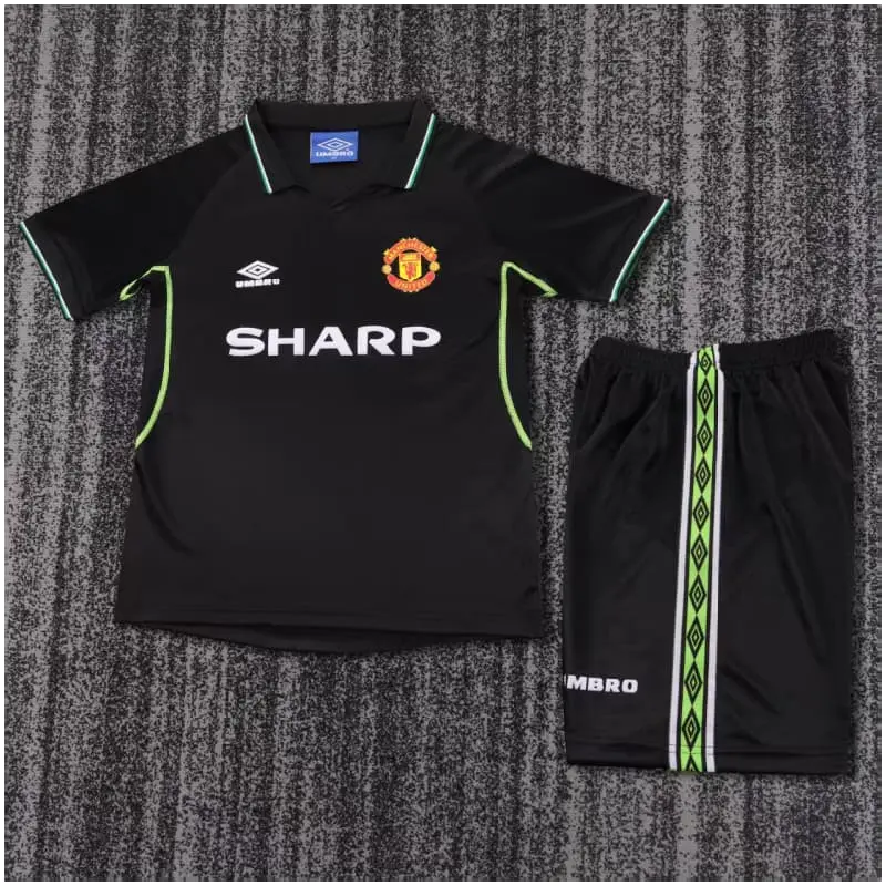 Camiseta Manchester United 1998/99 Third Retro Niño Kit