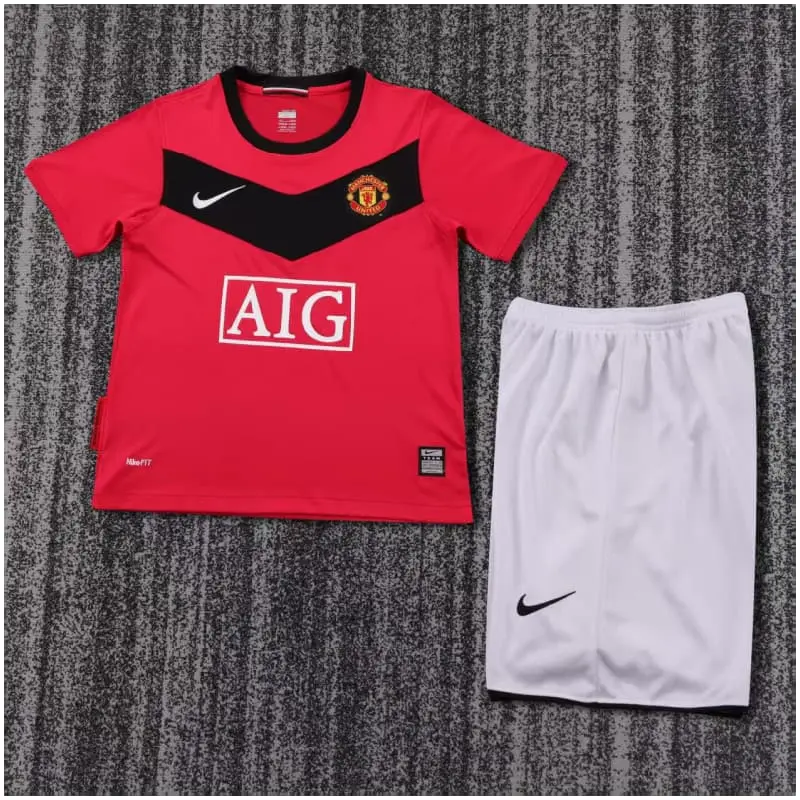 Camiseta Manchester United Retro 2009/10 Home Niño Kit