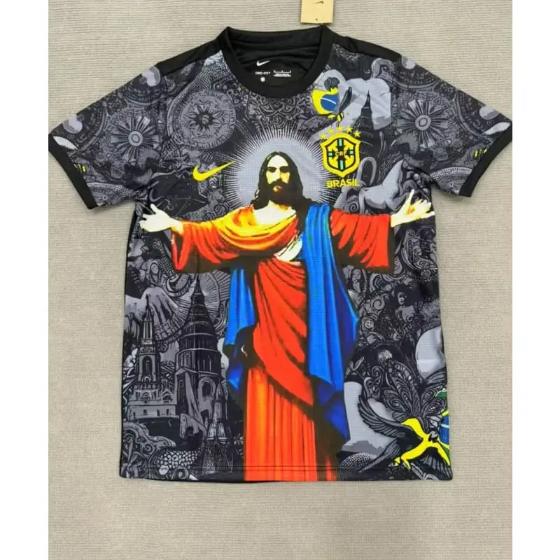 Camiseta Brasil Edición Especial 2025 Negro/Gris