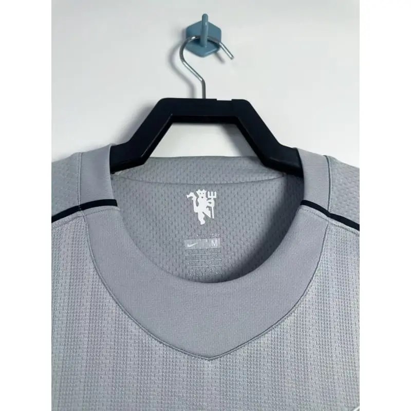 Camiseta Portero Manchester United Retro 2007/08 Gris