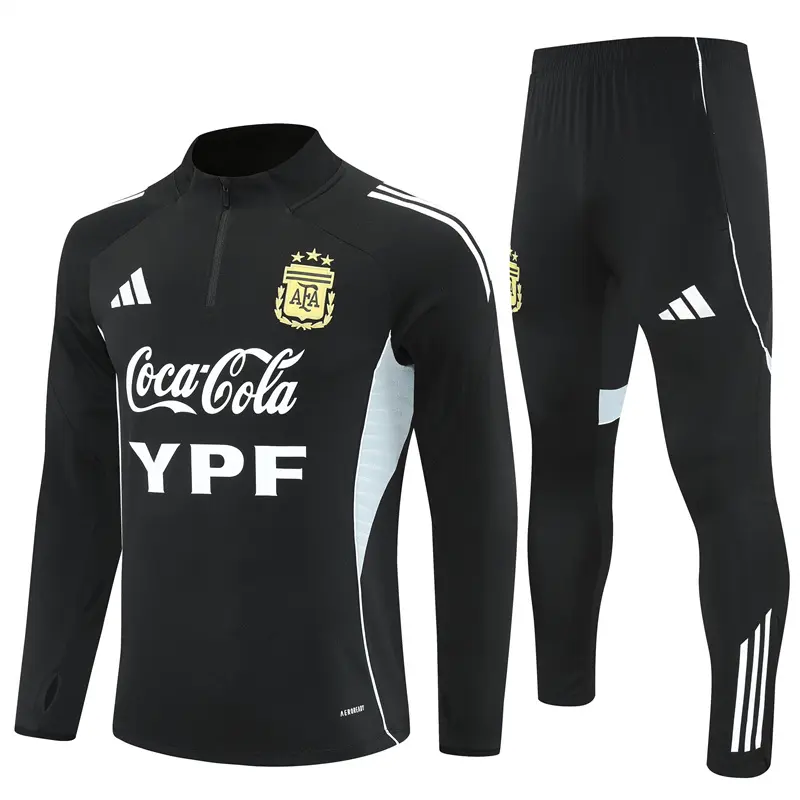 Sudadera Entrenamiento Argentina 2025/2026 Kit Negro