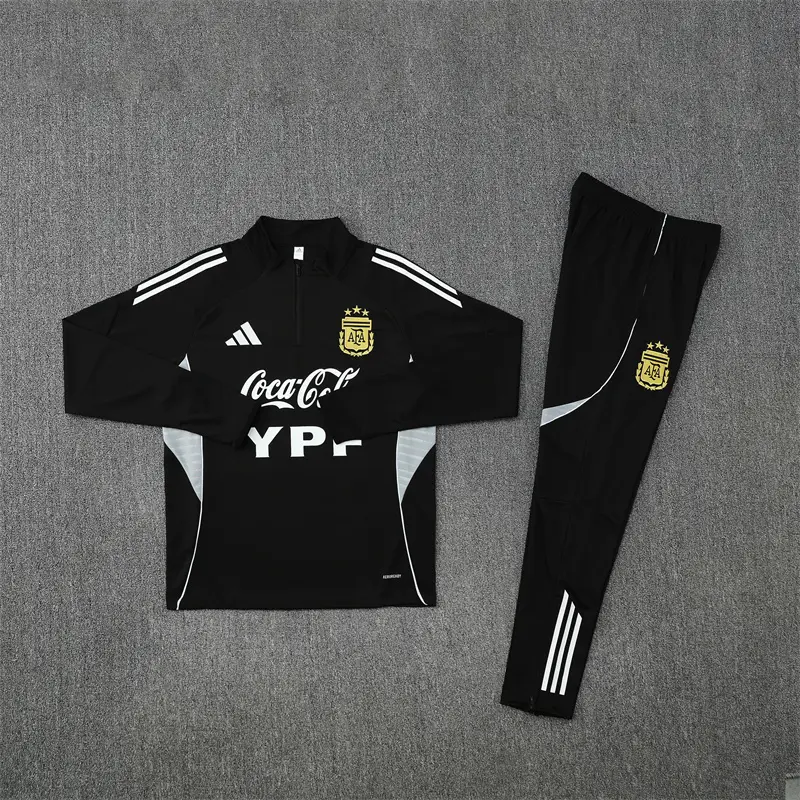 Sudadera Entrenamiento Argentina 2025/2026 Kit Negro