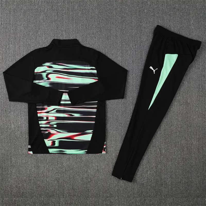 Sudadera Entrenamiento Portugal 2025/2026 Kit Verde/Negro