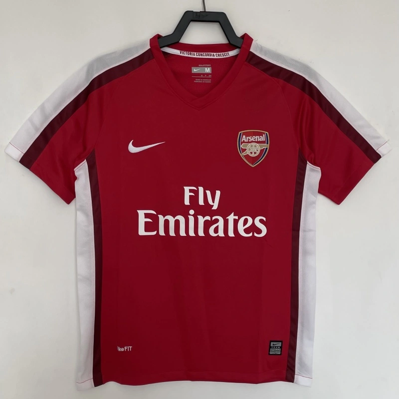 Camiseta Arsenal Retro 2008/10 Rojo Home
