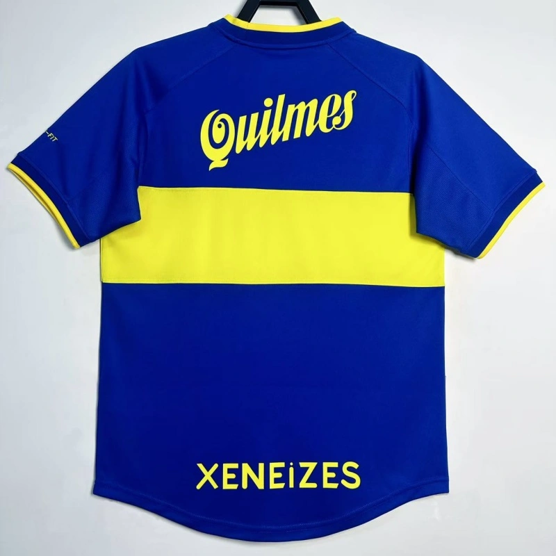 Camiseta Boca Juniors Retro 2000/01 Home Azul/Amarillo