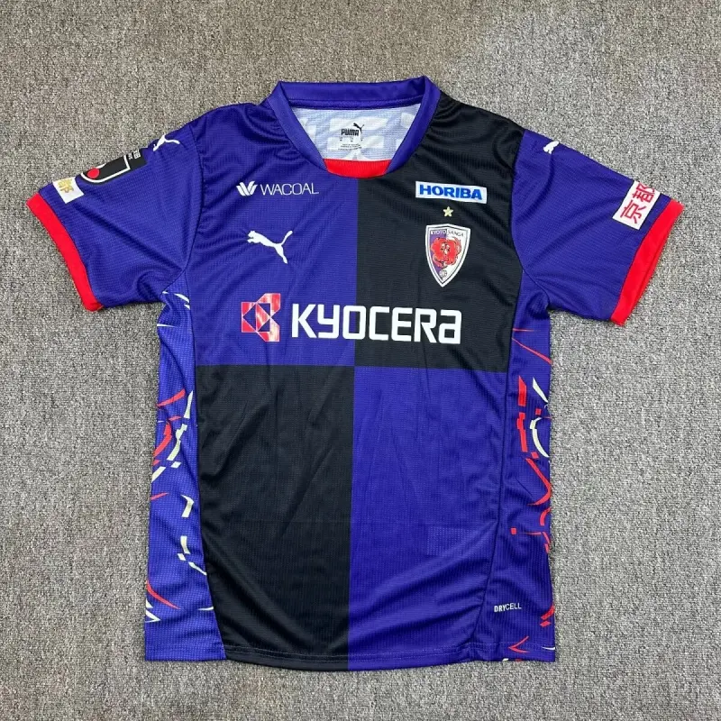 Camiseta Kyoto Sanga FC 2025/2026 Home Morado/Negro