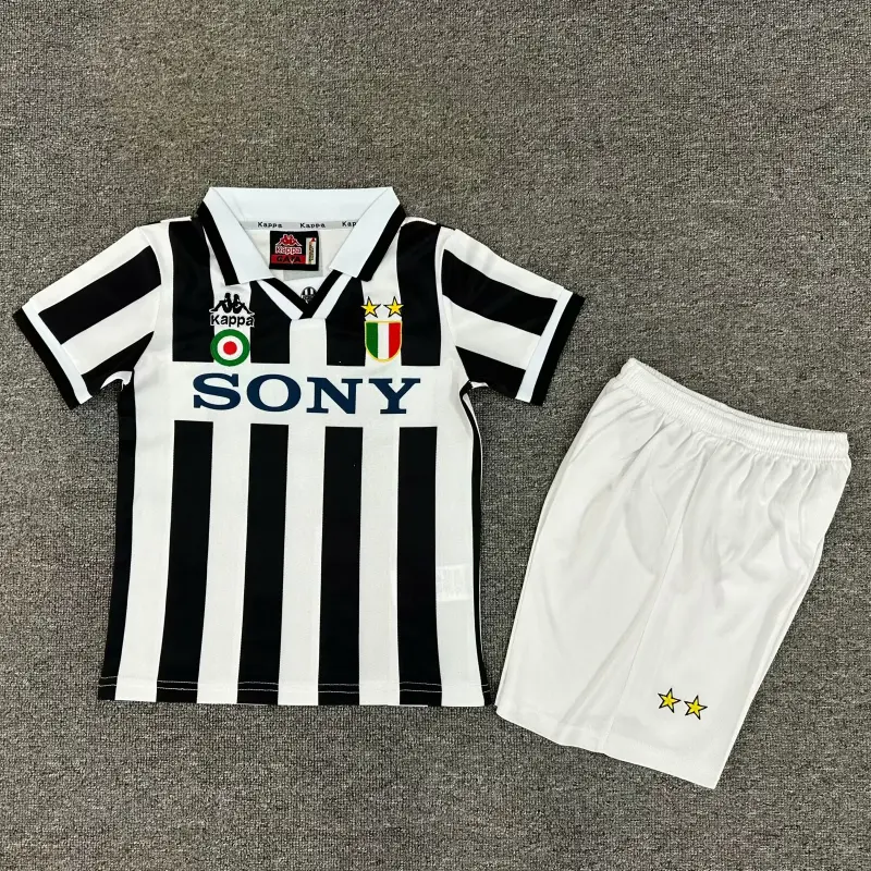 Camiseta Juventus Retro 1995/96 Home Niño Kit