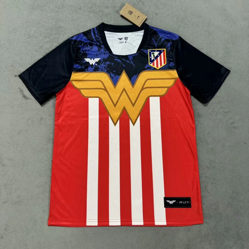 Camiseta Atlético Madrid Edición “Mujer Maravilla” Rojo/Blanco