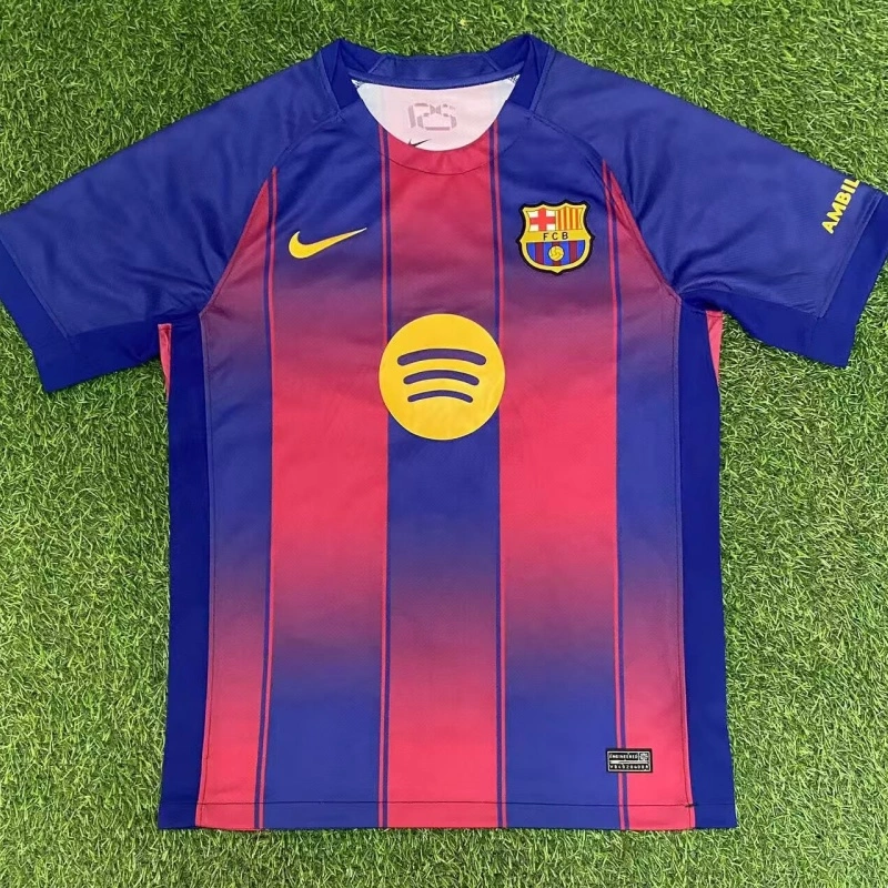 Camiseta Barcelona 2025/2026 Azul/Rojo