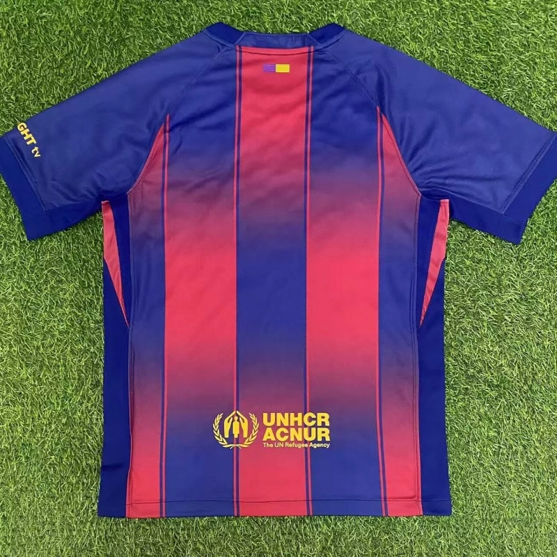 Camiseta Barcelona 2025/2026 Azul/Rojo