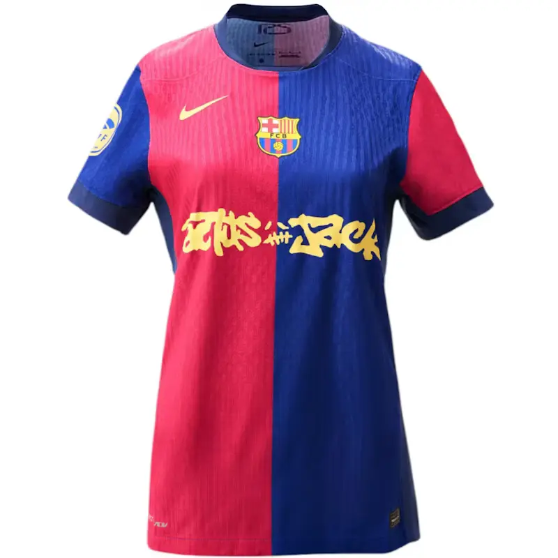 Camiseta Barcelona x Travis Scott Limited Edition 2024/2025 Home Mujer
