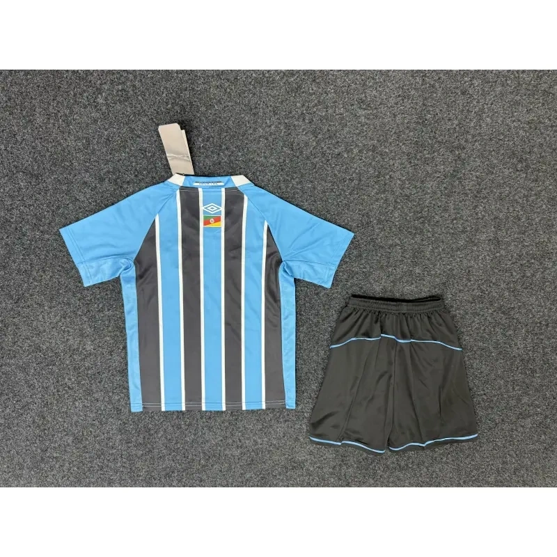 Camiseta Gremio 2025/2026 Azul/Negro Home Niño Kit