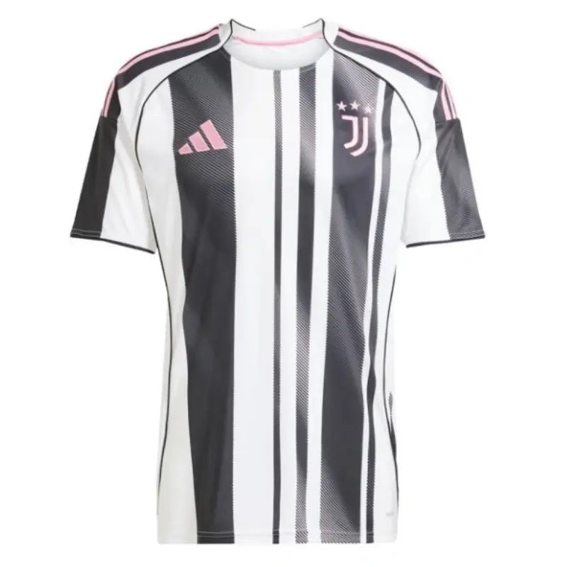 Camiseta Juventus 2025/2026 Home Negro/Blanco
