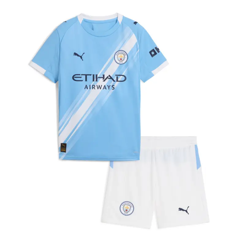 Camiseta Manchester City 2025/2026 Home Niño Kit
