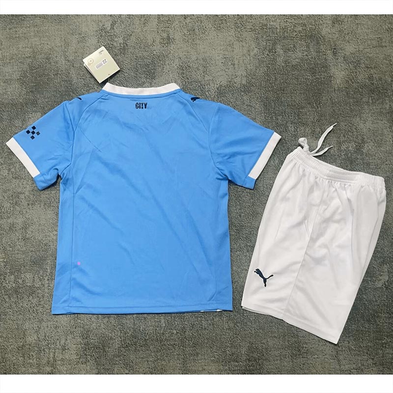Camiseta Manchester City 2025/2026 Home Niño Kit