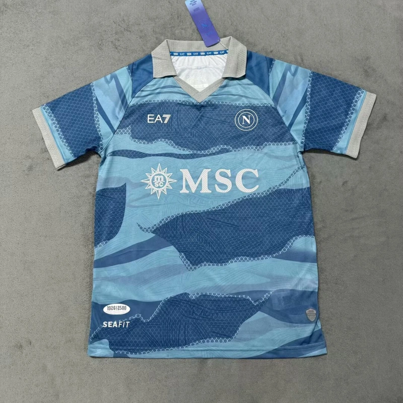 Camiseta Napoli Equipación 2024/2025 Azul Fourth