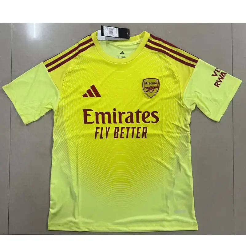 Camiseta Portero Arsenal 2025/2026 Amarillo