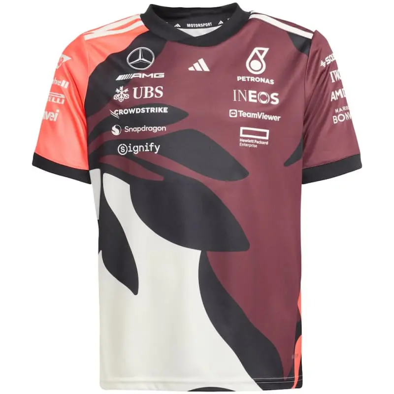 Camiseta Mercedes AMG Petronas F1 2025 Marrón/Naranja