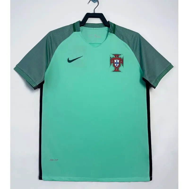 Camiseta Portugal Retro 2016 Away Verde