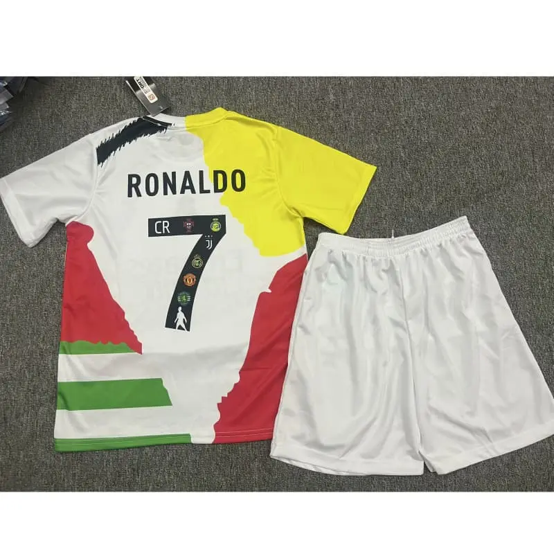 Camiseta RONALDO 7 2025 Edición Conmemorativa Multicolor Niño Kit