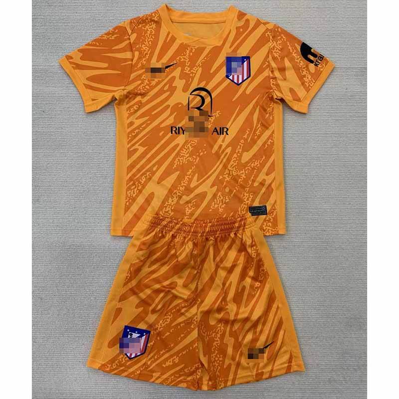 Camiseta de Portero Atlético de Madrid Naranja 2024/2025 Niño Kit