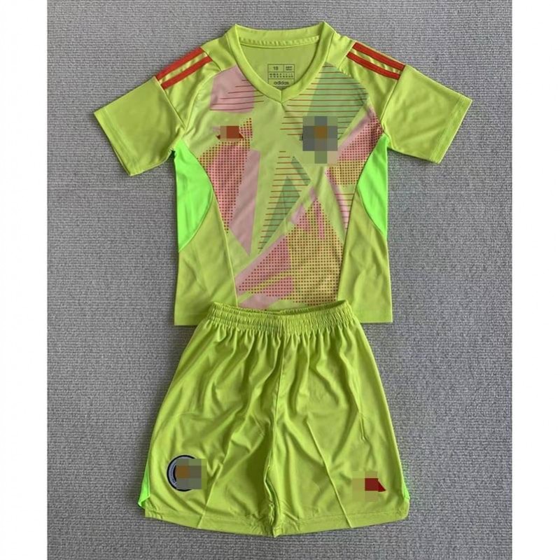 Camiseta De Portero Escocia Amarillo 2024 Niño Kit