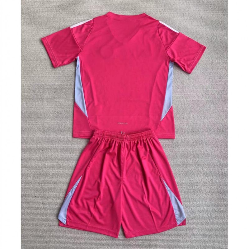 Camiseta De Portero Escocia Rosa 2024 Niño Kit