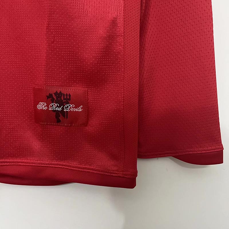 Camiseta Manchester United Champions League Home Retro 07/08 ML