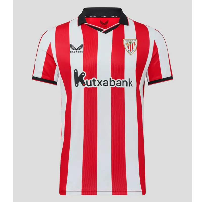 Camiseta Athletic de Bilbao 2025/2026 Home Rojo/Blanco